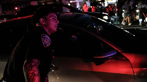 Getty Images A major outage left both traffic and and subway users in Manhattan in the dark earlier this year. (Credit: Getty Images)