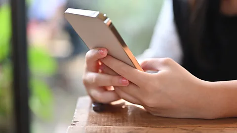 Getty Images Addiction therapist Paula Hall has seen clients who have developed porn addictions, such as sex chatting, while working from home since the pandemic (Credit: Getty Images)