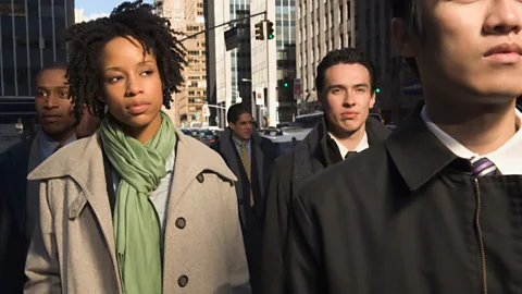 Getty Images Heightism can also affect women, particularly tall women, who may be perceived as intimidating (Credit: Getty Images)