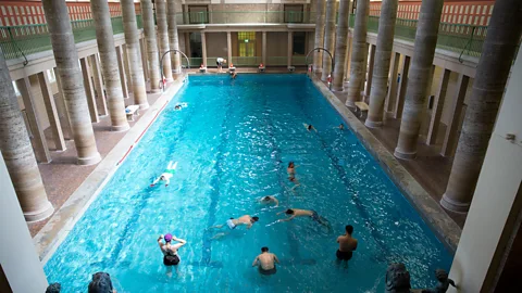 Image Professionals GmbH/Alamy Stadtbad Neukölln is inspired by ancient spas, and swimmers bathe under a dome and natural skylight (Credit: Image Professionals GmbH/Alamy)