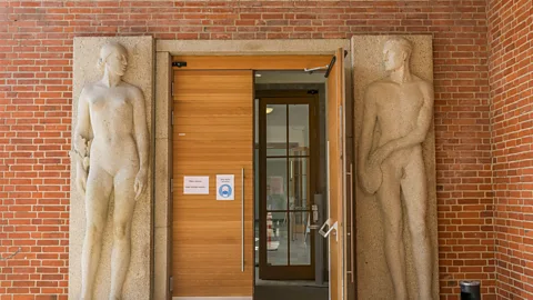 Bildagentur-online/Alamy This unassuming indoor pool is a relic of Berlin's Third Reich Brutalist architecture (Credit: Bildagentur-online/Alamy)