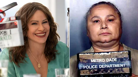 Netflix and Alamy Sofia Vergara as Griselda, and the real-life Griselda Blanco (Credit: Netflix, Alamy)