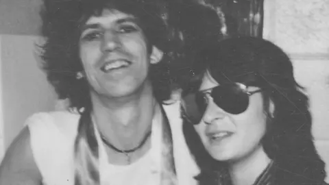 Barbara Charone Barbara Charone alongside Keith Richards in the late 1970s