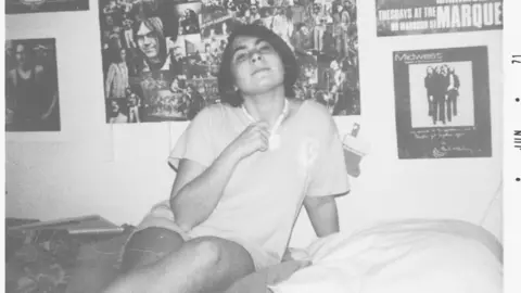 Barbara Charone Barbara Charone pictured on her bed as a teenager surrounded by posters of British bands