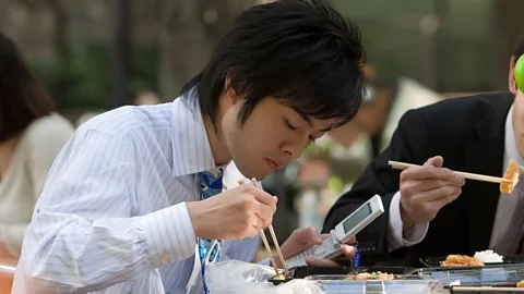 Many Japanese executives have shed the traditional suit in favour of a more casual look. (Brent Winebrenner/LPI)