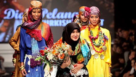 Getty Images Dian Pelangi is Indonesia’s leading designer of modest fashion (Credit: Getty Images)