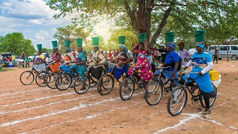 Kenneth Middleton The Dengenzela Bicycle Race takes place every year in the village of Sinete, celebrating the role that cycling has played in local culture (Credit: Kenneth Middleton)