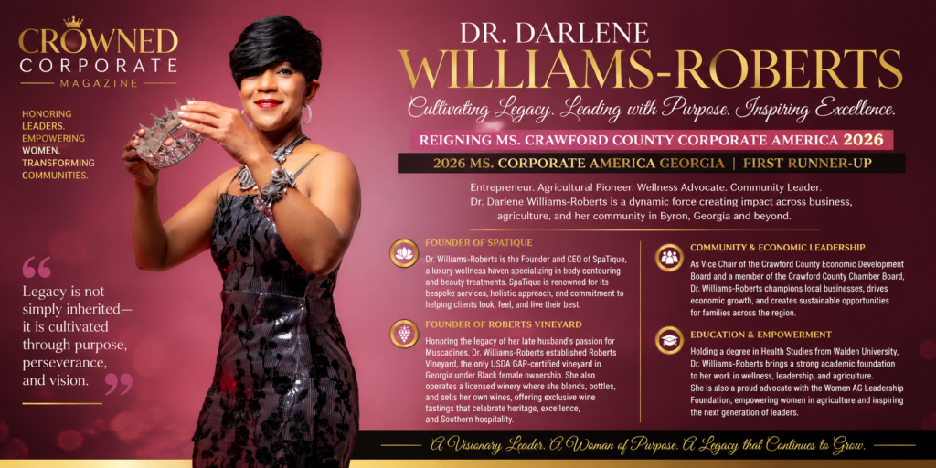 Dr. Darlene Williams Crowned Corporate Magazine